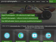 Tablet Screenshot of grandprixphotographs.com